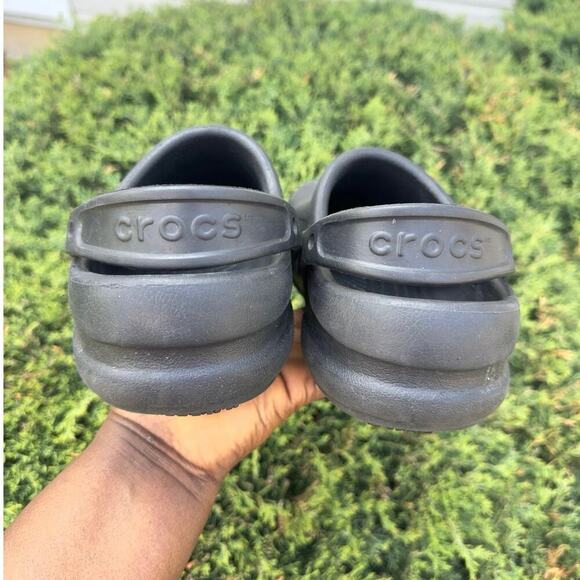Crocs Bistro Adult Unisex‎ Work Clogs Size M8 W 10 Black Shoes - Picture 7 of 13